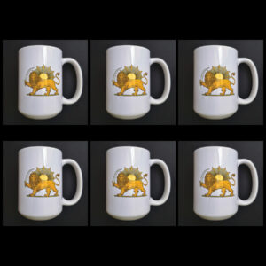 Lion and Sun Mug<br>15 oz, Pack of 6